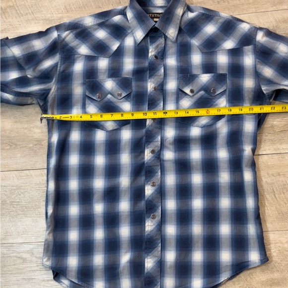 Stetson Men’s Cotton Pearl Snap Western Shirt Size Medium - Picture 6 of 9